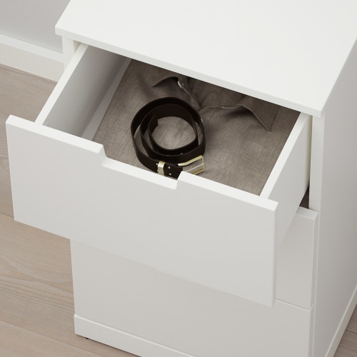 IKEA NORDLI Chest of 3 drawers White Bedroom Urban Sales